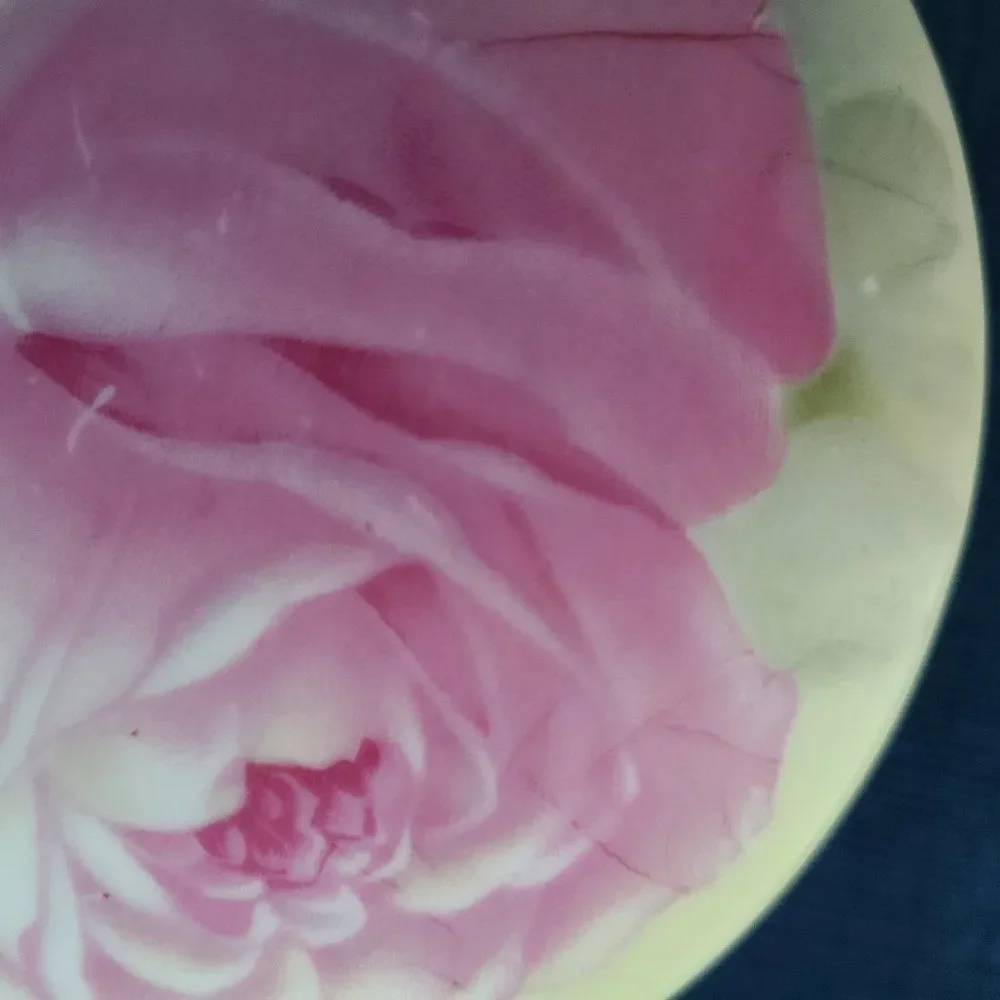 Vintage (1880-1918) Z.S. and Co. Porcelain Trinket Vanity Powder Jewelry Box
